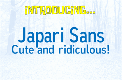 Japari Sans font16设计网精选英文字体