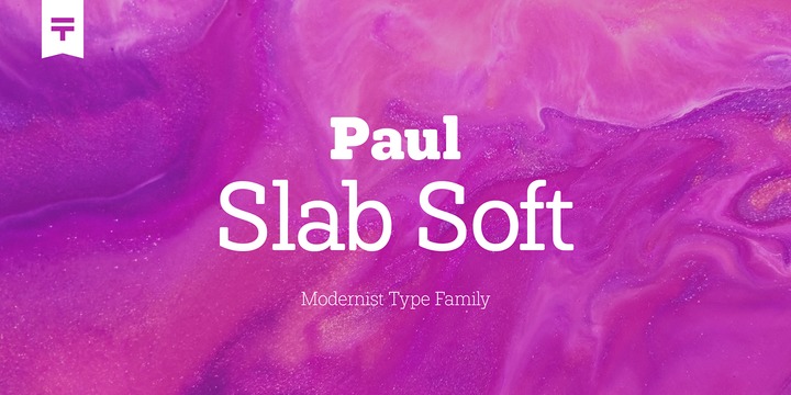 Paul Slab Soft Font Family素材中国精选英文字体