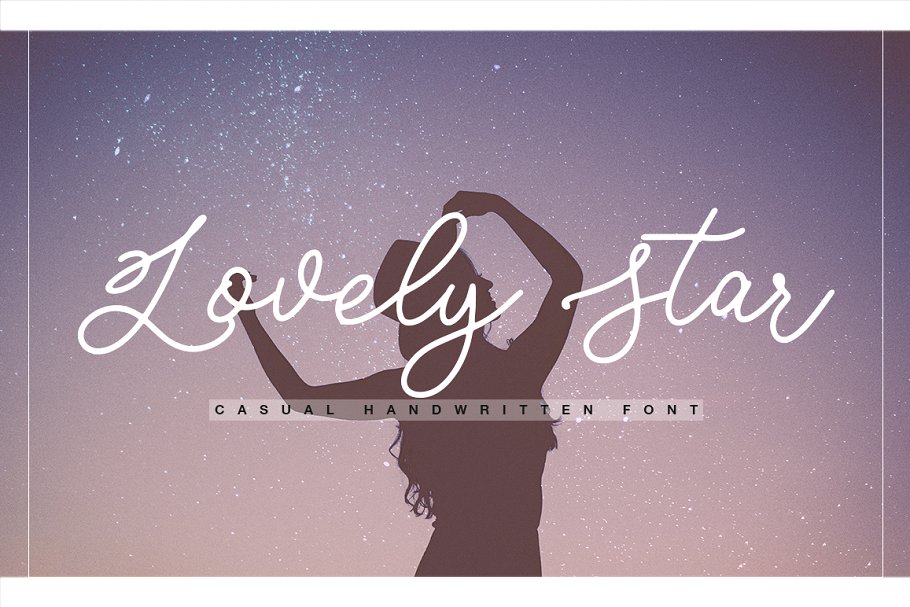 Lovely Star Font16图库网精选英文字体