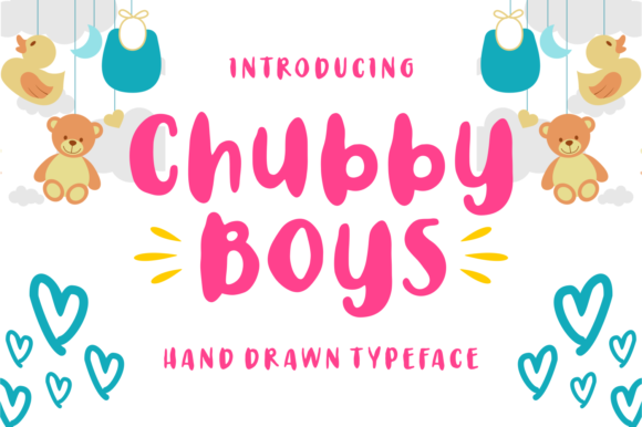 Chubby Boys Font素材中国精选英文字体