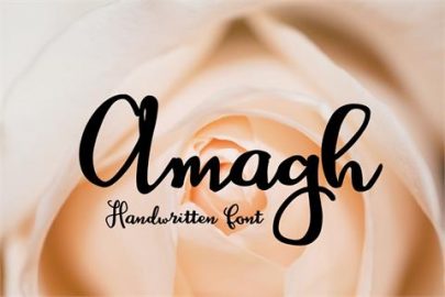 Amagh font16设计网精选英文字体