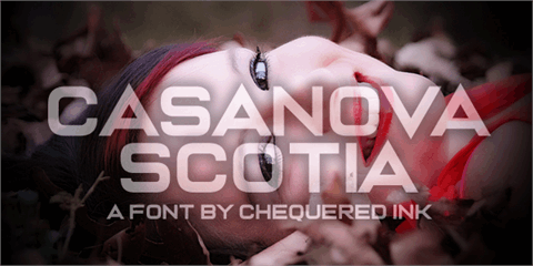 Casanova Scotia font16设计网精选英文字体