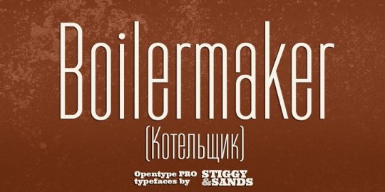 Boilermaker Font16设计网精选英文字体