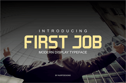 First Job font16设计网精选英文字体