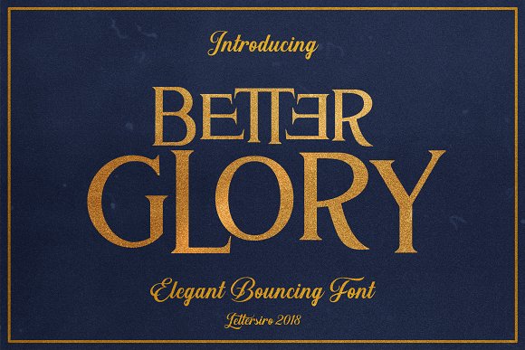 Better Glory16设计网精选英文字体