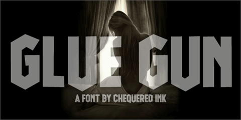 Glue Gun font16素材网精选英文字体