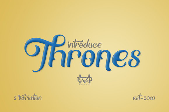 Thrones – Classic Typeface素材中国精选英文字体