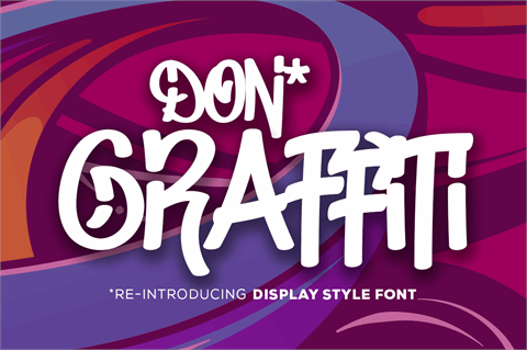 Don Graffiti font16素材网精选英文字体