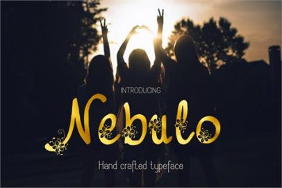 Nebulo font16素材网精选英文字体