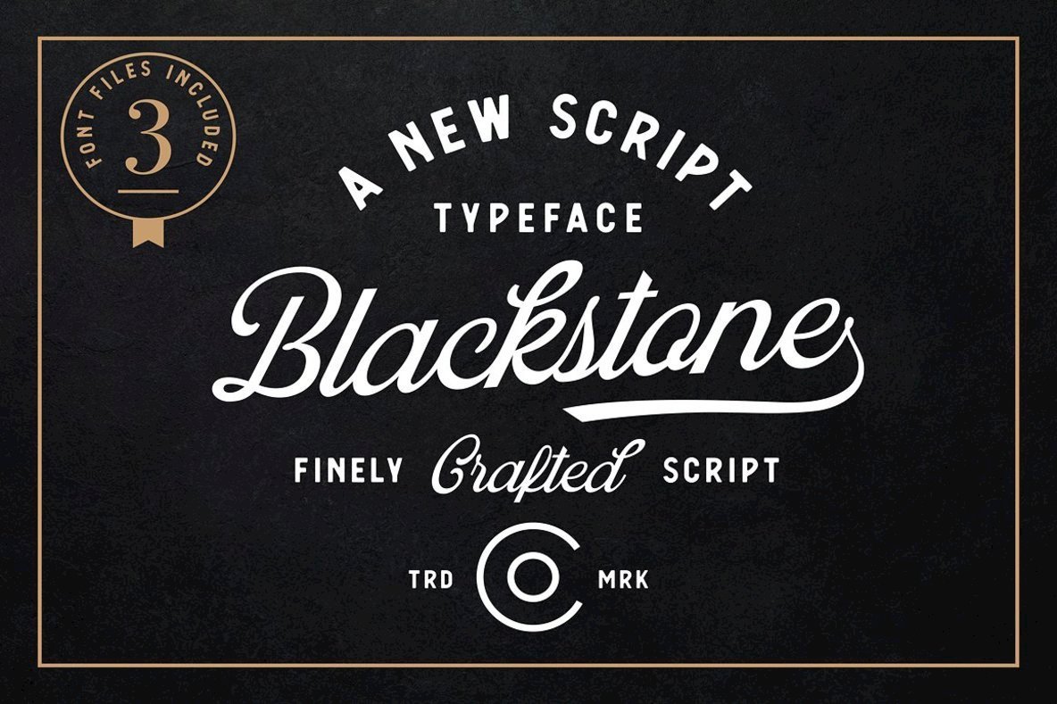 Blackstone Font Family16设计网精选英文字体