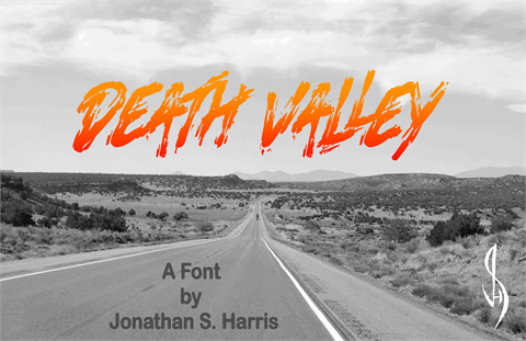 Death Valley font16设计网精选英文字体