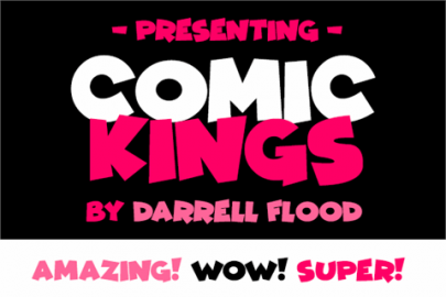 Comic Kings font16设计网精选英文字体