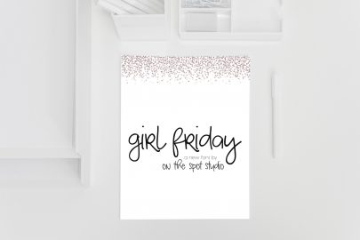 Girl Friday16图库网精选英文字体