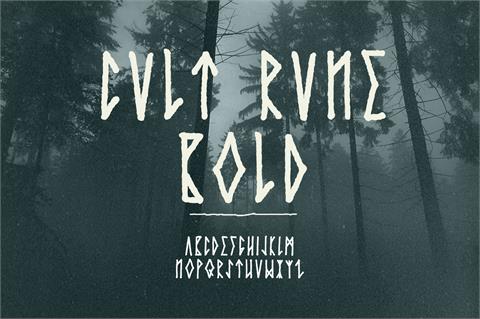 Cvlt Rvne Demo font16设计网精选英文字体