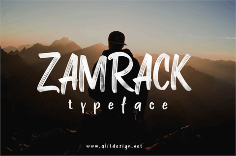 ZAMRACK font16图库网精选英文字体