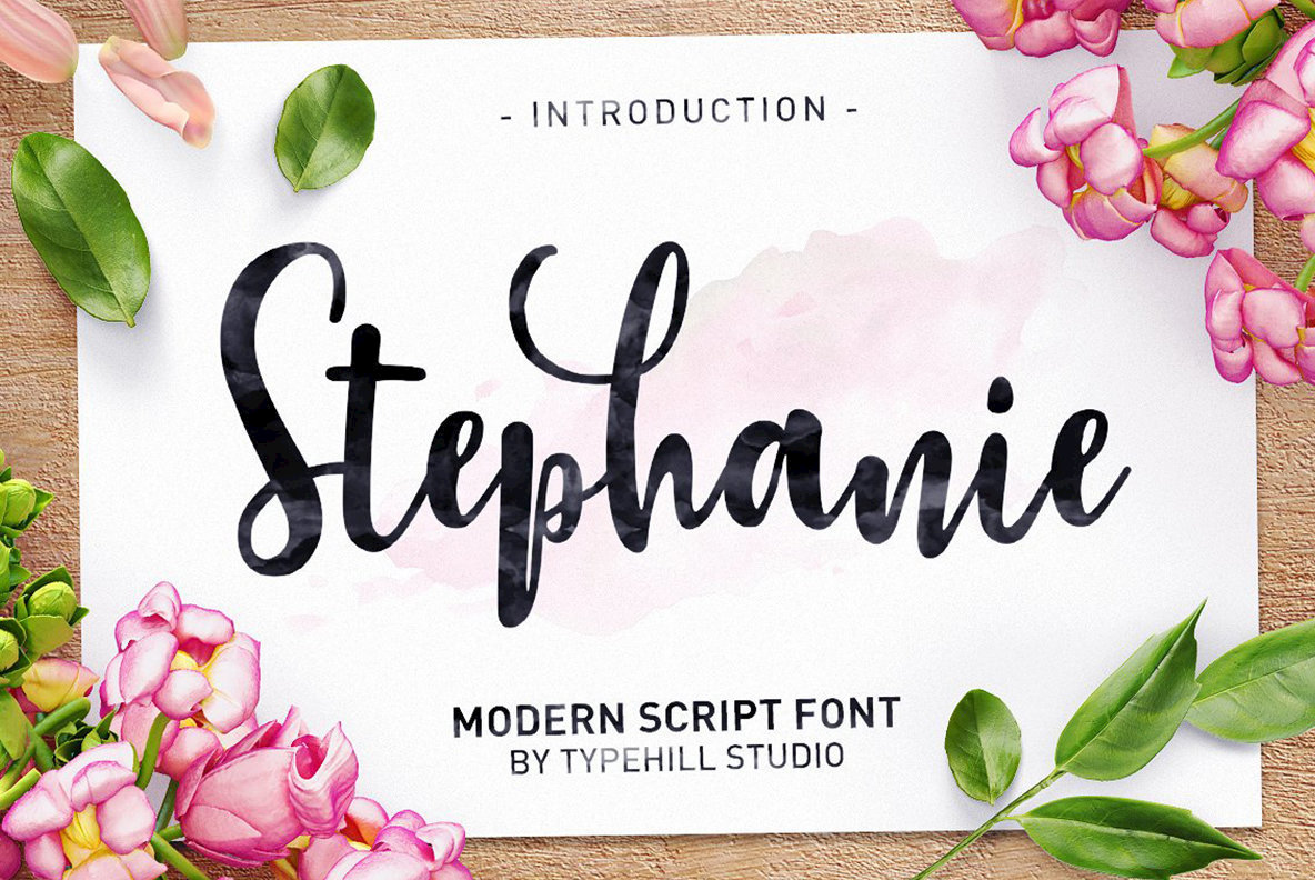 Stephanie Font16设计网精选英文字体