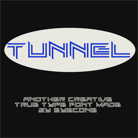EC_Tunnel font16设计网精选英文字体