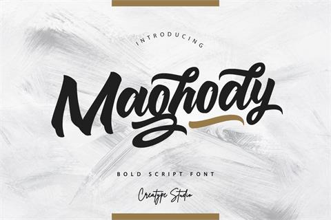 Maghody font16图库网精选英文字体