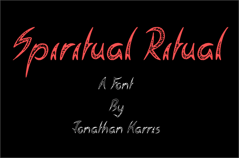 Spiritual Ritual font16设计网精选英文字体