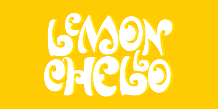 Lemonchello Font16设计网精选英文