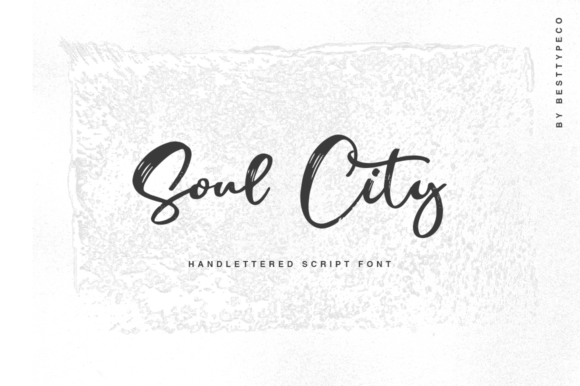 Soul City Font素材中国精选英文字体
