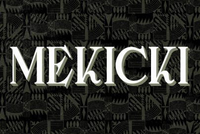 Mekicki Font16设计网精选英文字体
