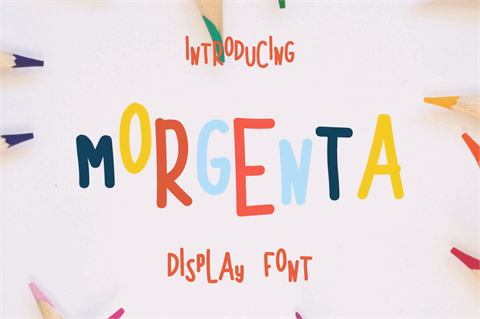 MORGENTA font16设计网精选英文字体