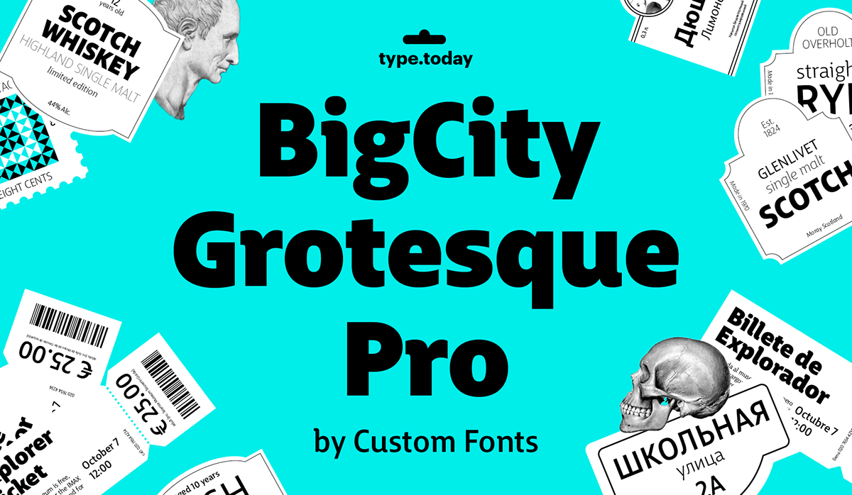 BigCity Grotesque Pro Font Family素材天下精选英文字体