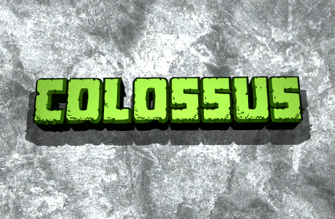 Colossus font16素材网精选英文字体