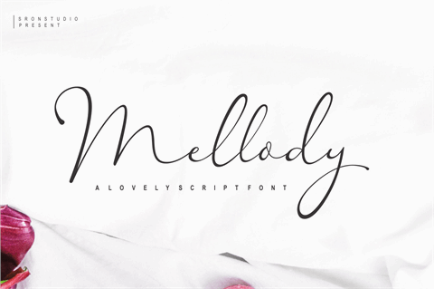 Mellody font16图库网精选英文字体