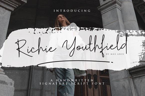 Richie Youthfield – Signature Font16素材网精选英文字体