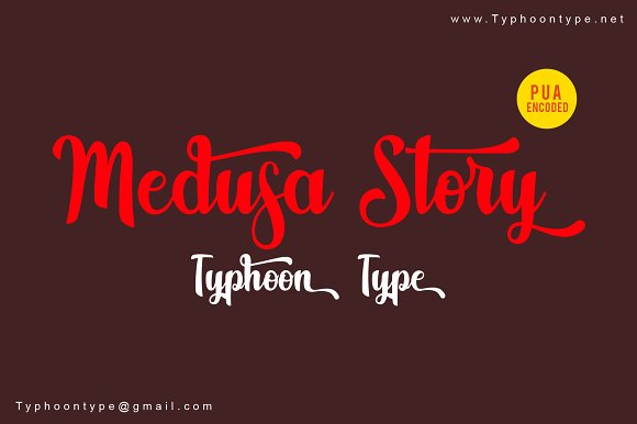 Medusa Story font素材中国精选英文字体