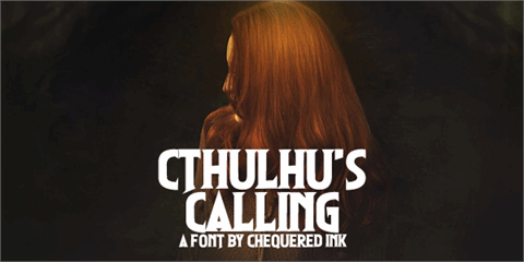Cthulhu's Calling font16素材网精选英文字体