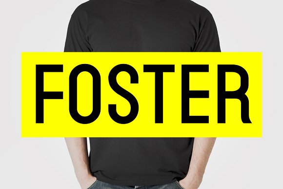 FOSTER – Amazing Display Typeface Font素材中国精选英文字体