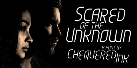 Scared of the Unknown font16设计网精选英文字体