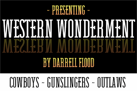 Western Wonderment font16设计网精选英文字体