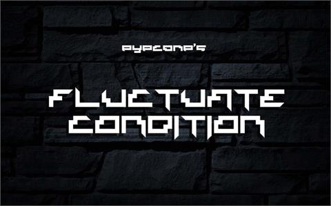 Fluctuate Condition font16图库网精选英文字体