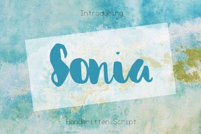 Sonia Font16图库网精选英文字体