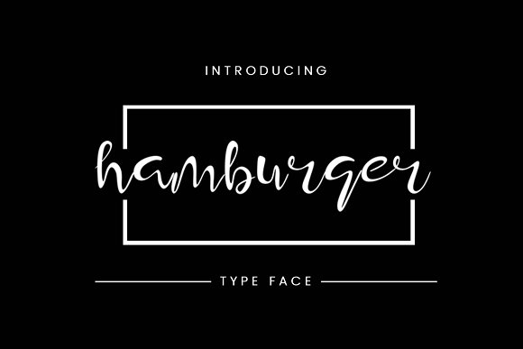 Hamburger Font16素材网精选英文字体