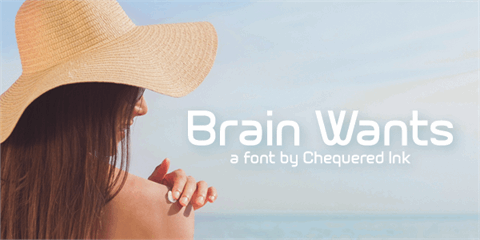 Brain Wants font素材中国精选英文字体