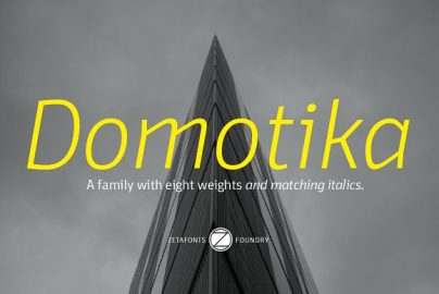 Domotika – 16 fonts普贤居精选英文字体