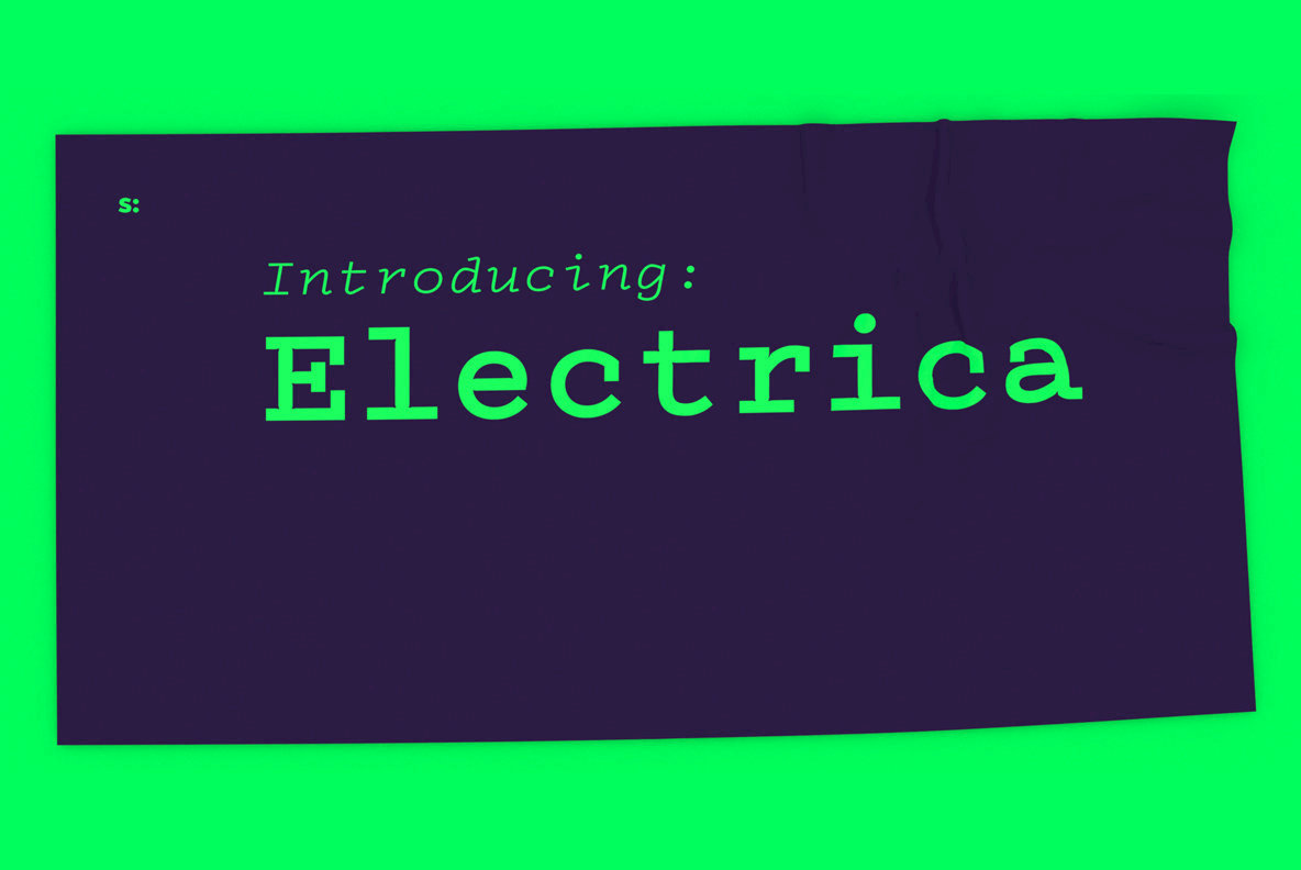 Electrica Font Family16图库网精