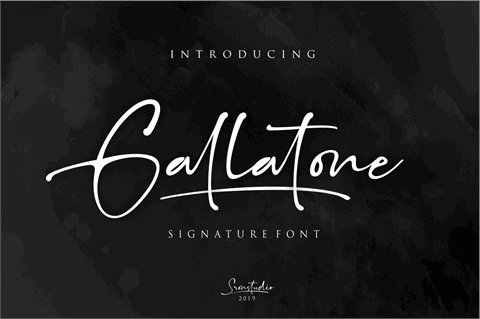 Gallatone font16设计网精选英文字体
