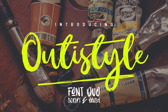 Outistyle Font Duo16图库网精选英文字体