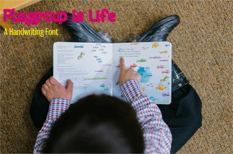 Playgroup is Life font16设计网精选英文字体