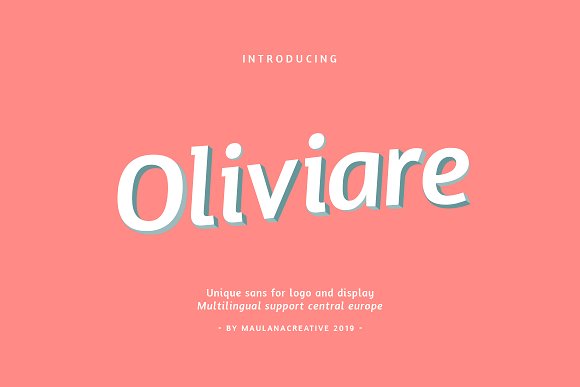 Oliviare Typeface Font素材中国精选英文字体