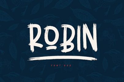 Robin Font16图库网精选英文字体