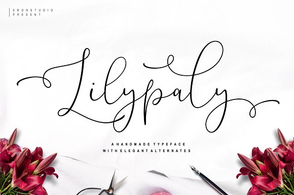 Lilypaly – A Handlettering Font普贤居精选英文字体