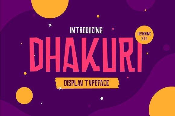 Dhakuri Font16设计网精选英文字体