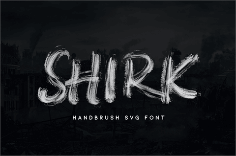 SHIRK font素材中国精选英文字体